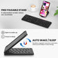 Ultra slim folding portable charging dual-mode Bluetooth keyboard with one click connection eprolo