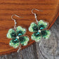 Lucky Clover Acrylic Dangle Earrings eprolo