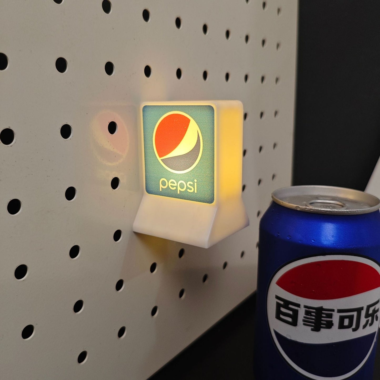 Creative Beverage Magnetic Fridge Sticker Mini  Decor 3D Stereo Light-up Sign Ornament eprolo