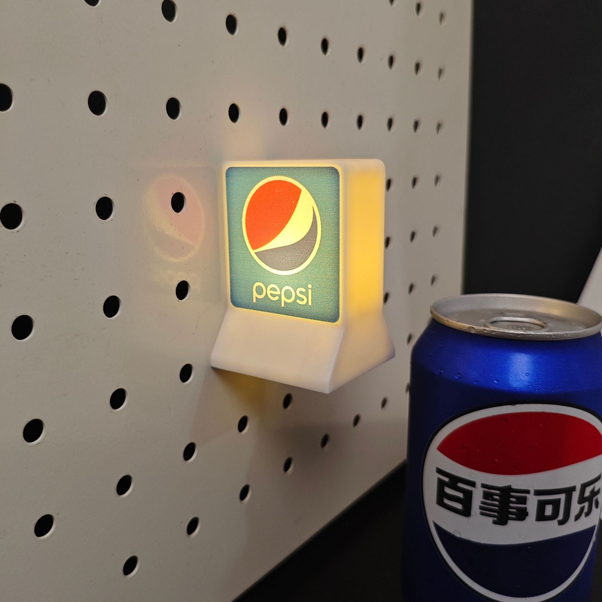Creative Beverage Magnetic Fridge Sticker Mini  Decor 3D Stereo Light-up Sign Ornament eprolo
