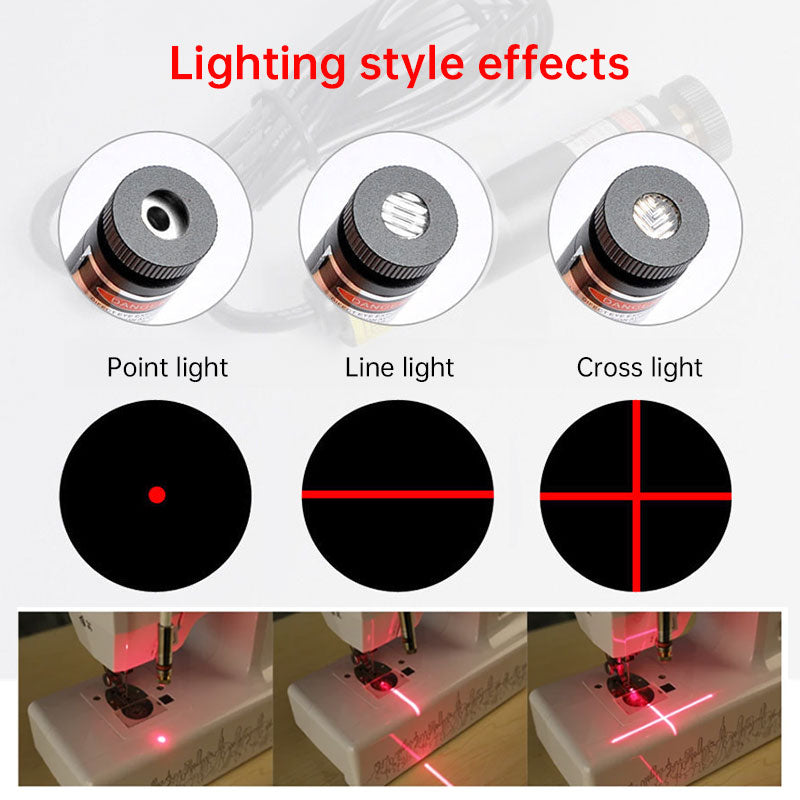 Polyester-Body Alignment Guide Light | Hands-Free Magnetic USB Lamp for Straight/Cross Line Projection eprolo