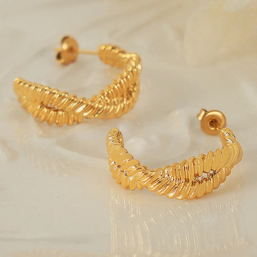 Titanium Steel Geometric Stud Earrings eprolo