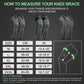 Knitted Strap Compression Exercise Extended Knee Protector for Men and Women Warm Knee Protector eprolo