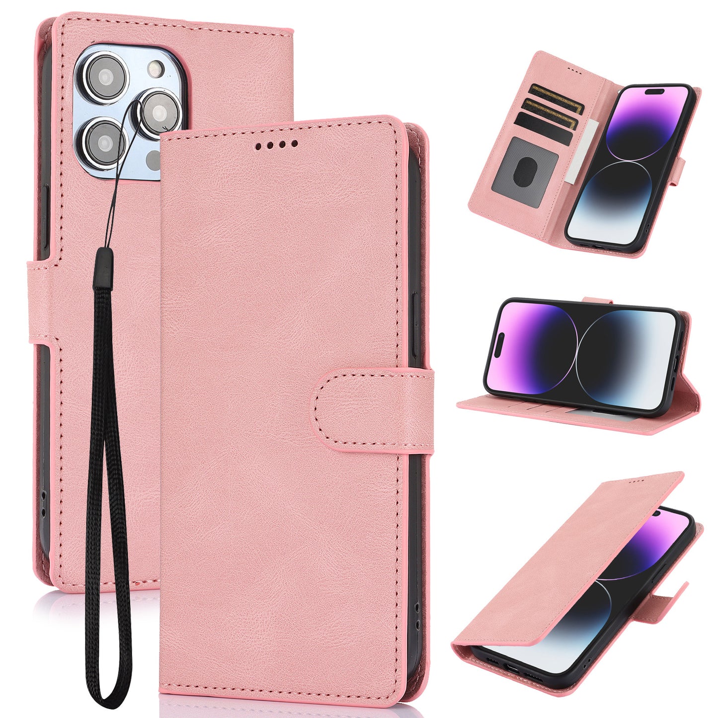 Suitable for Apple 16 Pro phone case FE wallet style anti drop phone leather case eprolo