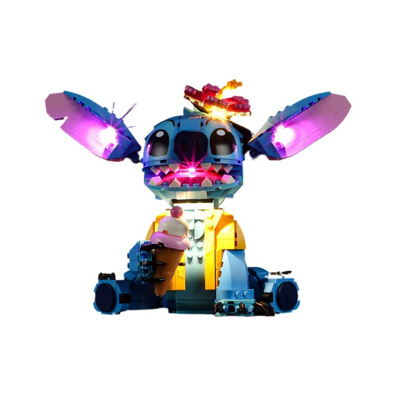 Compatible with LEGO 43249 Stitch LED lighting, Disney luminous building blocks, lighting toys eprolo