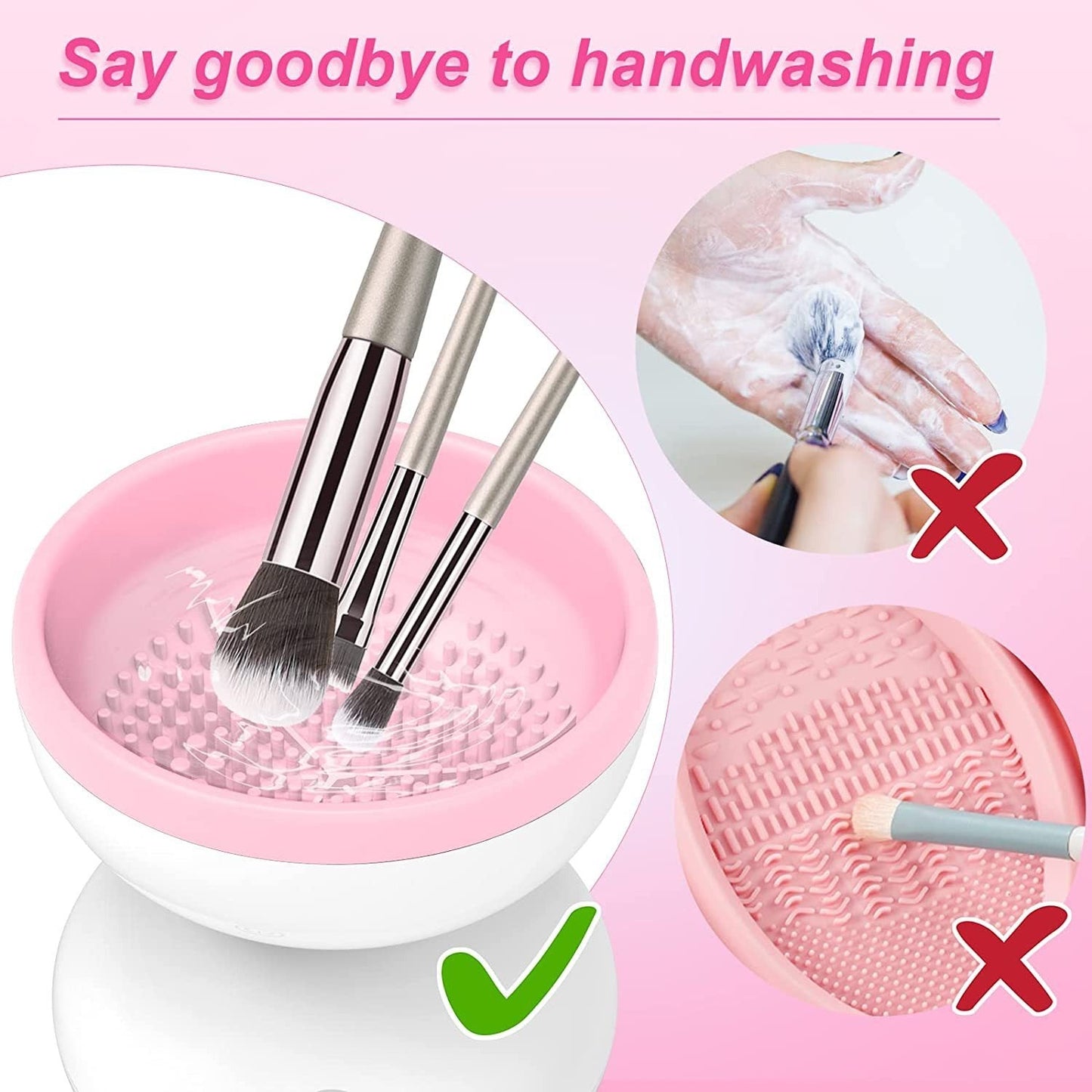 Makeup brush Automatic brush cleaner Rechargeable makeup tool cleaning artifact eprolo