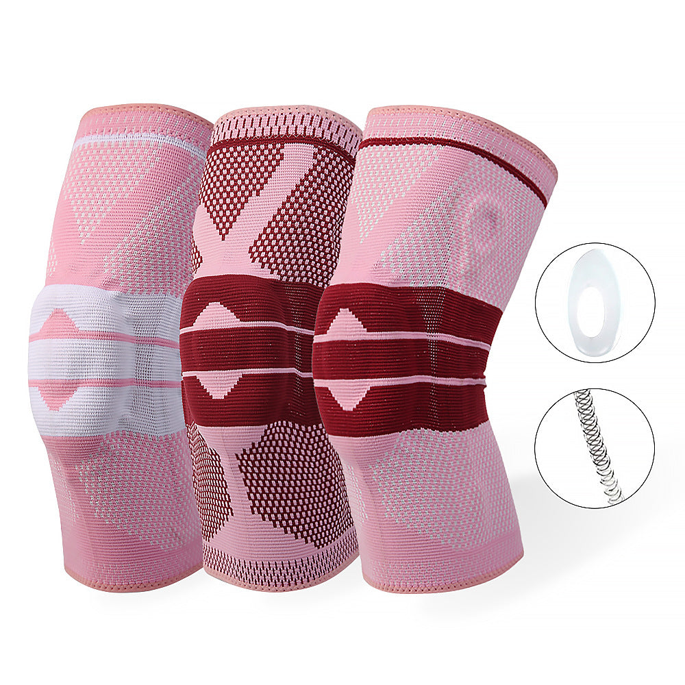 Silicone Spring Knee Protector Professional Jump Rope Knee Meniscus Protective Cover Knee Joint Sheath Running Patella eprolo