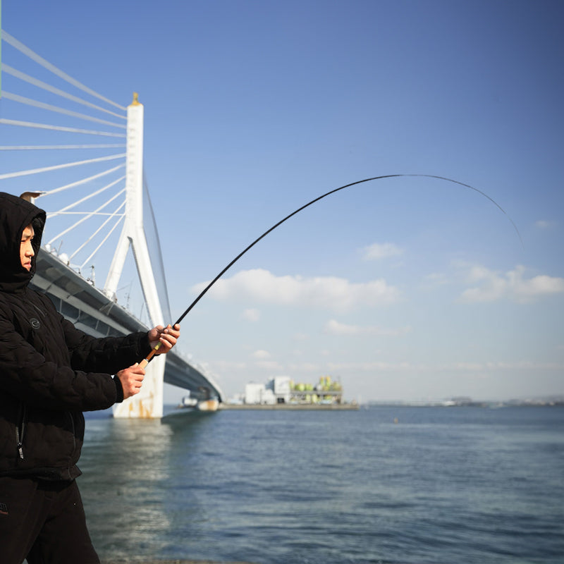 26cm ultra-short portable telescopic fishing rod, carbon fiber material, micro guide rings, ultra-light and durable. eprolo