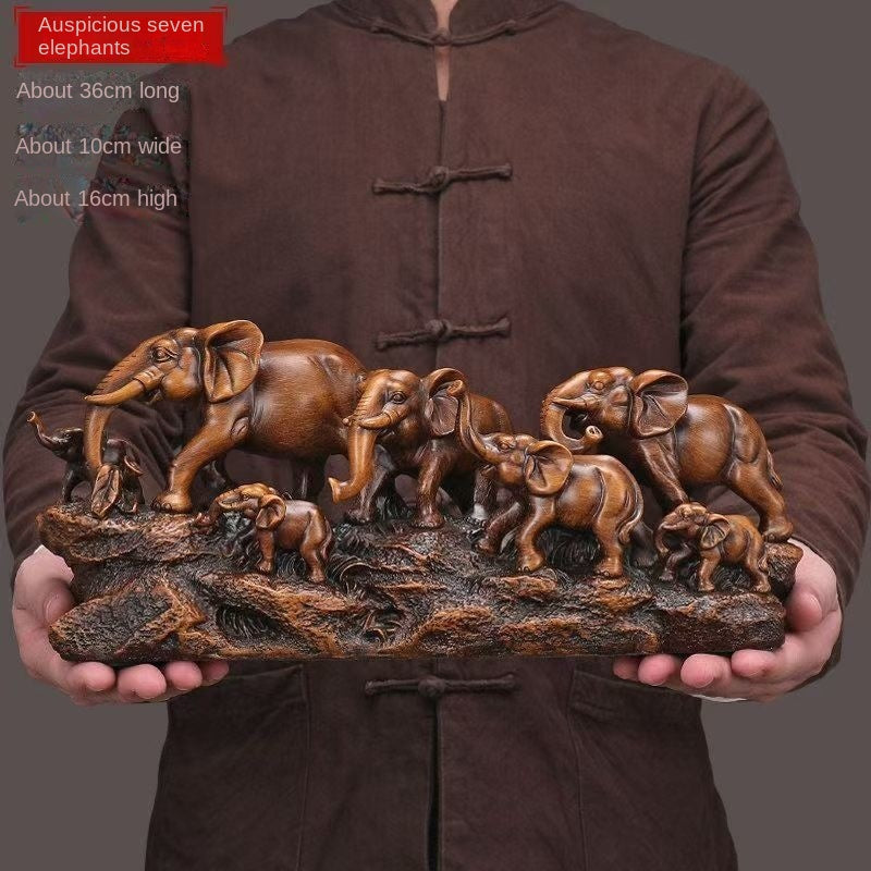 Decorations with the Five Bulls and Ox Qi soaring into the sky zodiac signs home decor living room wine cabinet eprolo