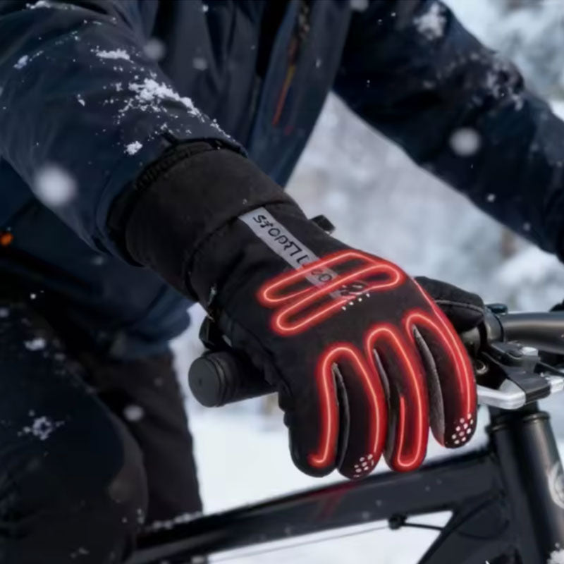 USB Rechargeable Heated Gloves with Adjustable Temperature, Anti-Slip & Touchscreen for Winter Sports eprolo
