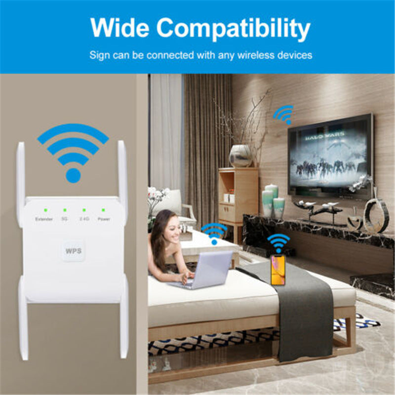 AC1200M dual band repeater wireless signal amplifier 5G high-power extender wifi repeater eprolo