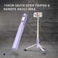 New 150cm Long Selfie Stick Tripod Carbon Fiber Plastic Detachable Remote Control AB202 Max Phone Compatibility Rotatable eprolo
