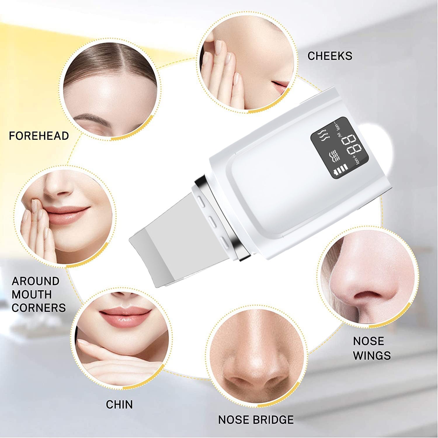 LCD Screen Cleans Pores Removes Blackheads And Pimples Oil And Dirt Facial Peeling Machine eprolo