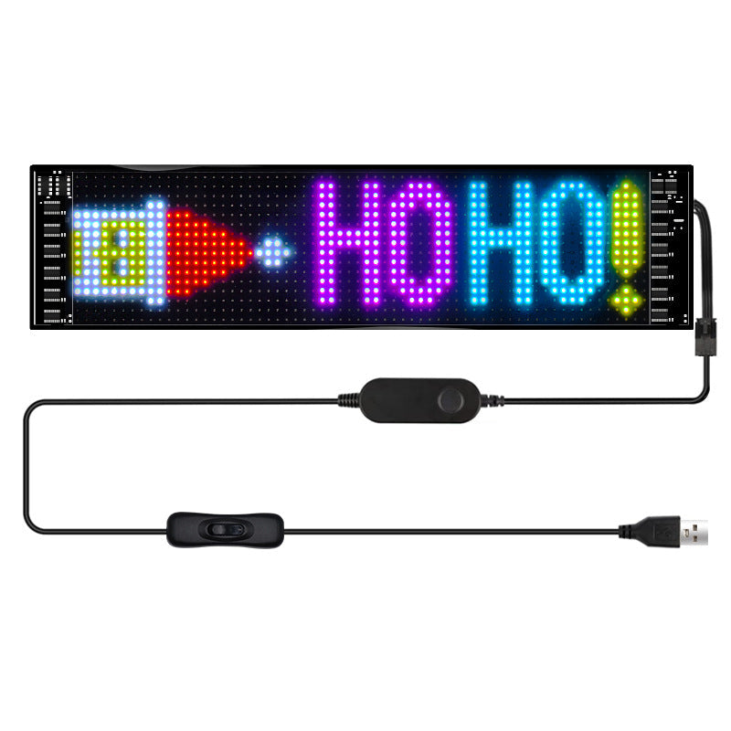 Flexible LED Advertising Screen LED Soft Panel APP Bluetooth Car Display eprolo