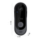 Smart Doorbell with Wireless WiFi Visual Infrared Night Vision Monitoring Anti-Theft and Two-Way Talk eprolo