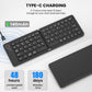 Ultra slim folding portable charging dual-mode Bluetooth keyboard with one click connection eprolo