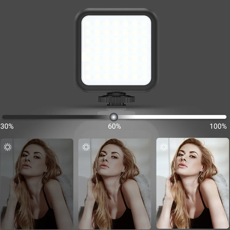 MAMEN Wireless Vlogging Kit Phone Tripod with Lavalier Microphone LED Light for iPhone Android Smartphone Live Streaming Toolkit eprolo