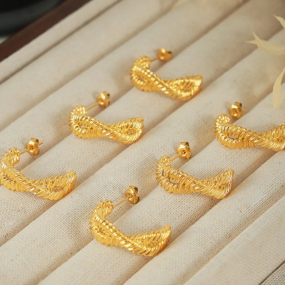 Titanium Steel Geometric Stud Earrings eprolo