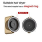 No - drill Magnetic Hair Dryer Wall Mount. Synthetic plastic, for Dyson/Leihen/Kexi. Colors: gray & white eprolo