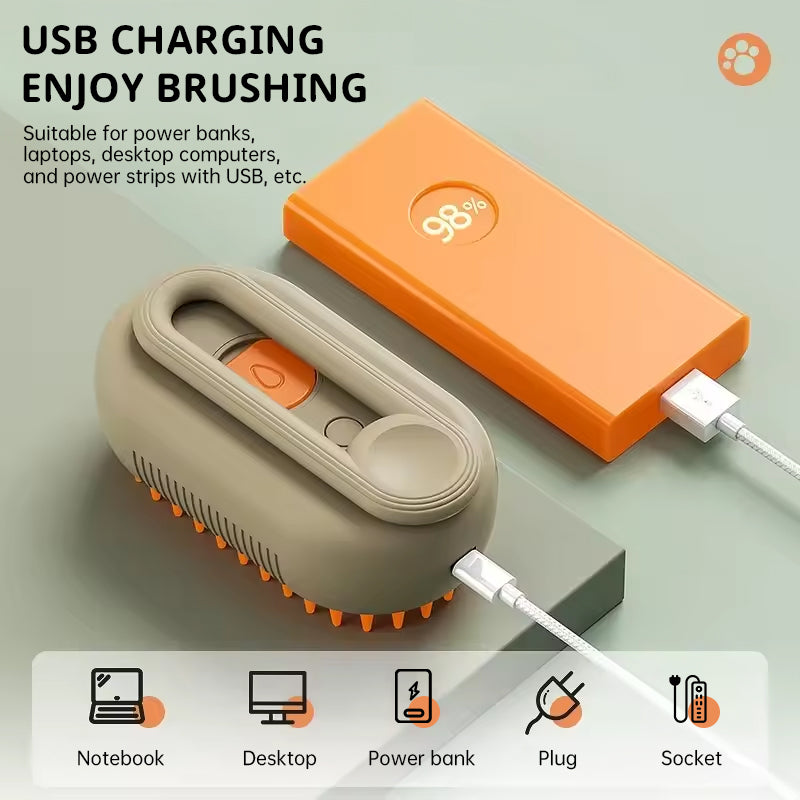 Wholesale Electric Spray Pet Comb for Cats & Dogs - Massage, Float Hair Cleaning eprolo