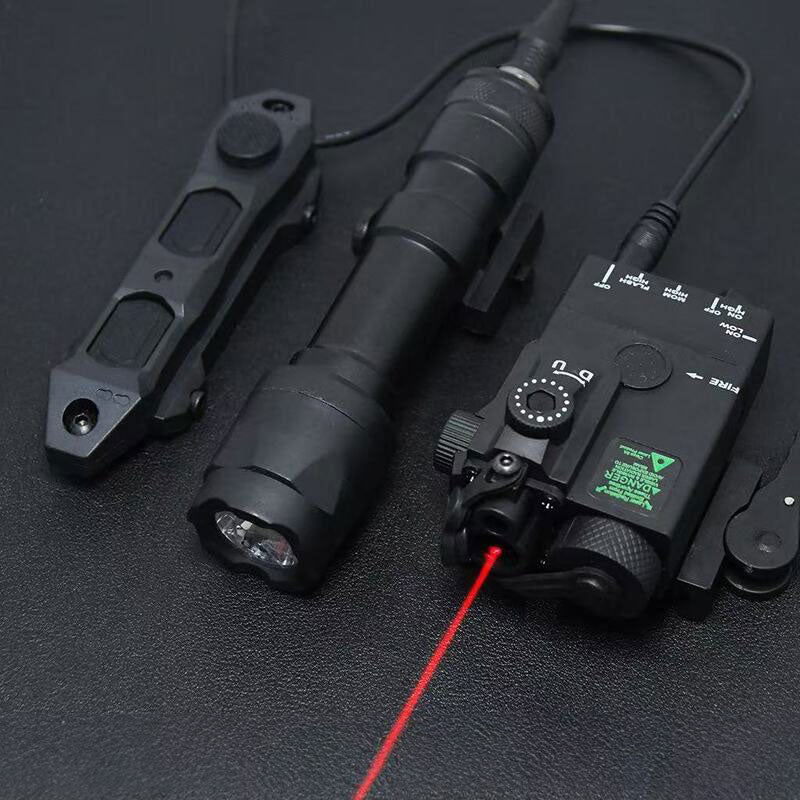 MINI-A2 PEQ15 Laser & IR Tactical Light - 20MM Picatinny Rail Mount, Red/Green Sight for M300/M600 eprolo