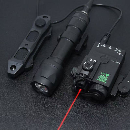 MINI-A2 PEQ15 Laser & IR Tactical Light - 20MM Picatinny Rail Mount, Red/Green Sight for M300/M600 eprolo