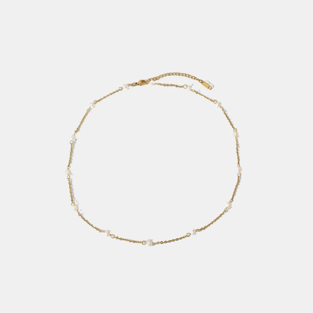 Freshwater Pearl 18K Gold-Plated Necklace eprolo