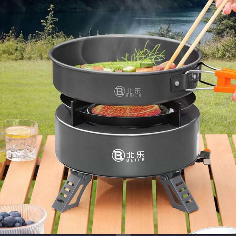 New Explorer 4000W infrared camping stove: portable, windproof, with electronic ignition for outdoor cooking. eprolo