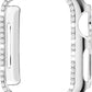 Suitable for iwatch8 Apple Watch Case Protection Case PC Single Row Diamond Hollow Case 41MM45MM eprolo