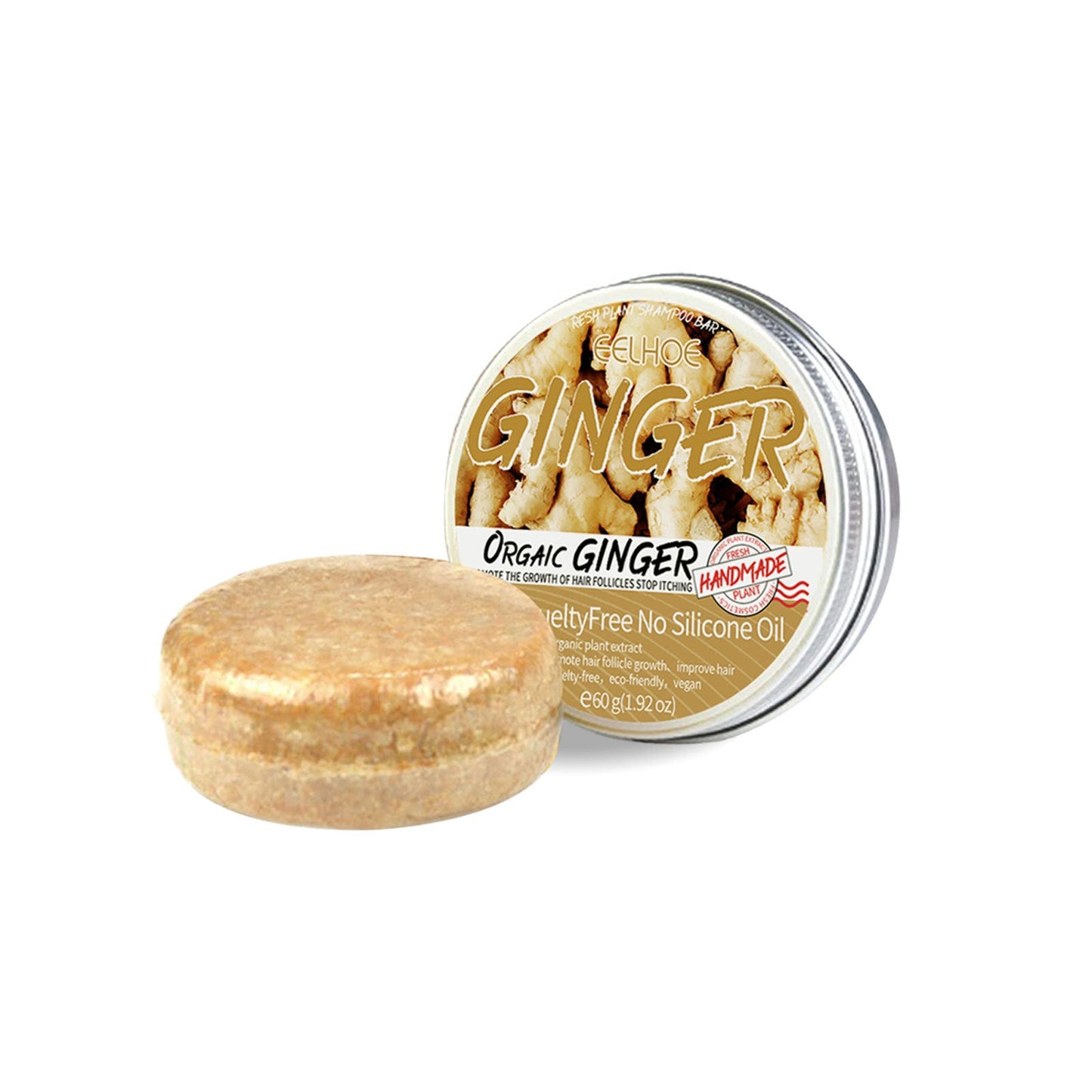 Ginger Strengthening Hair Growth Shampoo Bar eprolo