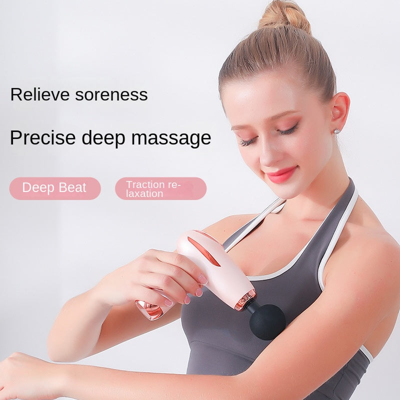 Fascia Gun Home Portable Muscle Massage Gun Mini Massager Mini Pocket Fascia Gun Therapy Yoga eprolo