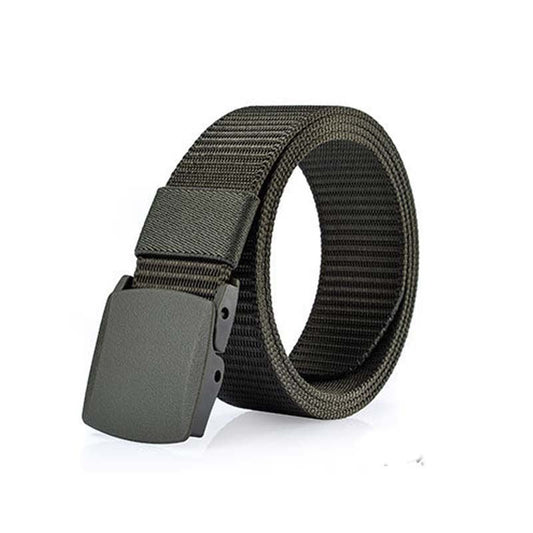 Nylon tactical belt for men's non-metallic outdoor sports belt, student military training canvas belt eprolo