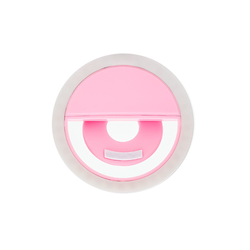 RK-12 Mobile Phone Fill Light Wholesale Live Beauty Selfie Lighting Round Flash Charging LED Fill Light eprolo
