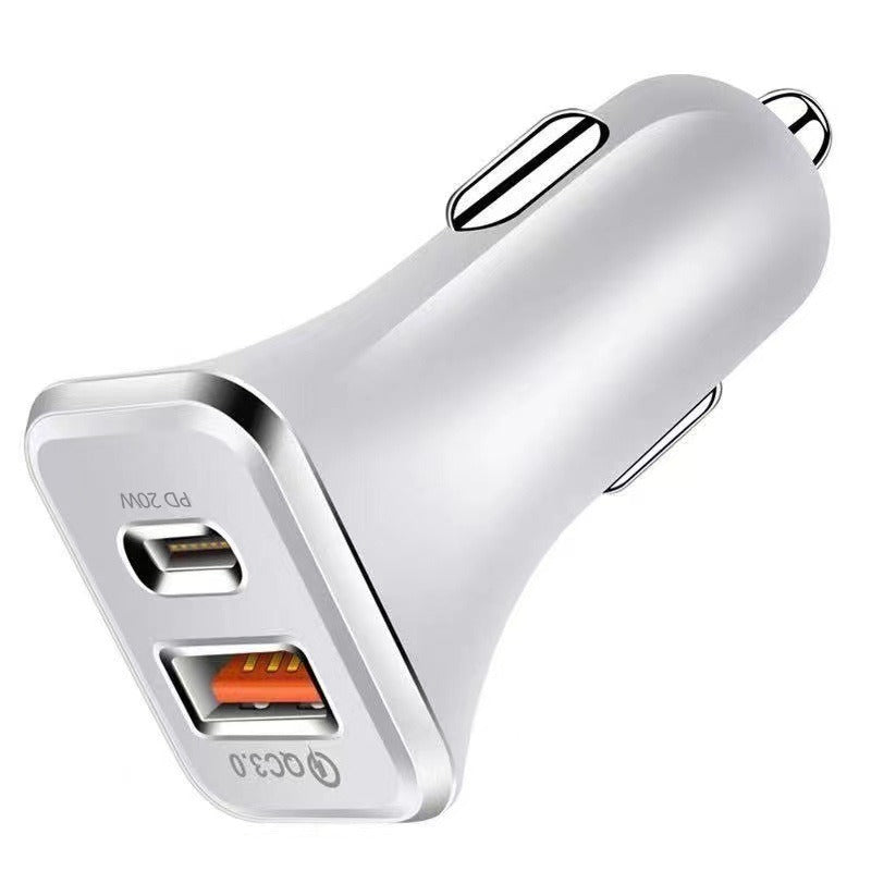 PD car charger TYPE-C fast charging car charging head CE certified 18W charger QC3.0 eprolo