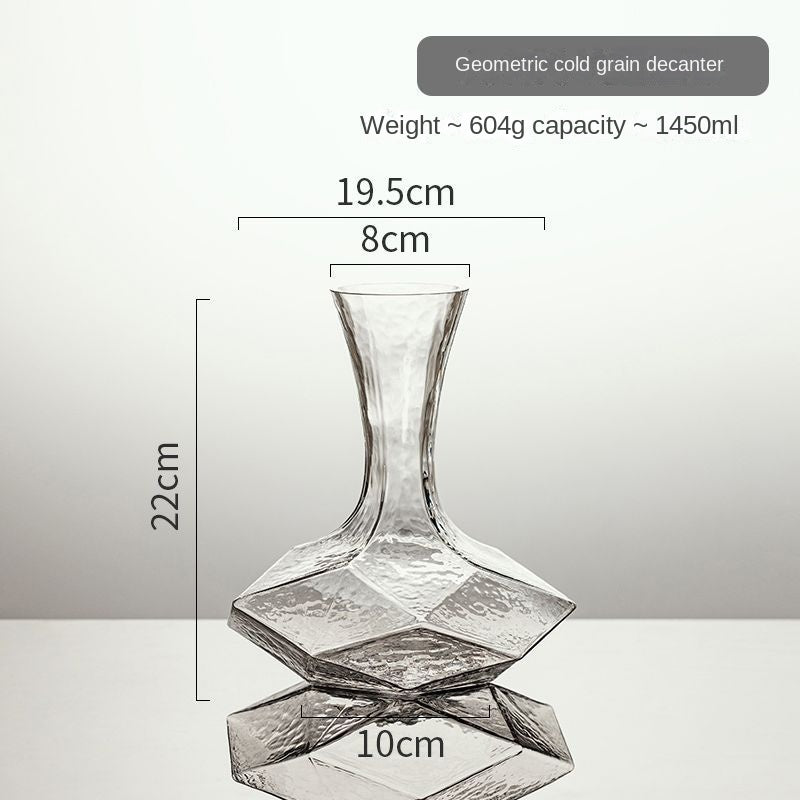 Wine Decanter Cube Diamond Breathable Rapid Wine Bottle for Home Luxury High-End Glass Red Wine Aerator eprolo