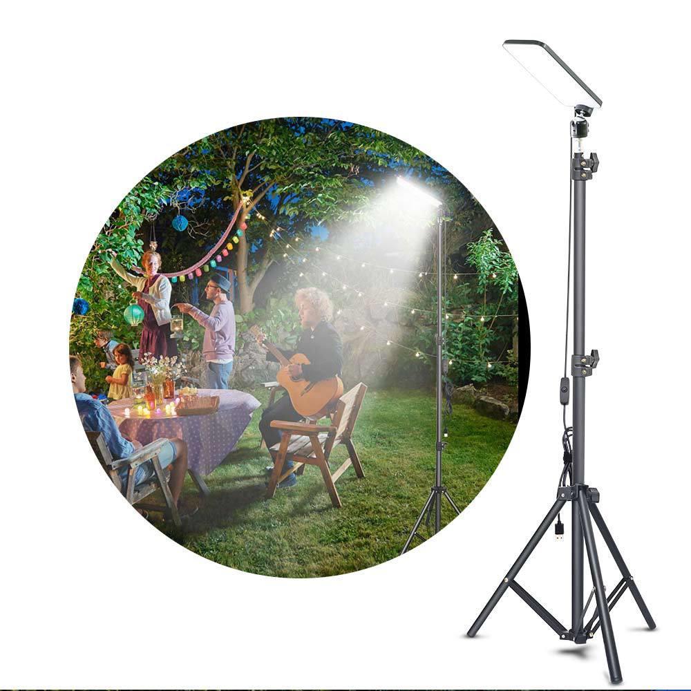 Camping Light LED Rechargeable Outdoor Tent Light USB 5V Power Supply 1.8 Meter Telescopic Pole eprolo