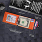 New Carbon Fiber Dollar Clip Contrast Color Pull Leather Wallet Wallet Men's Banknote Clip Wallet eprolo