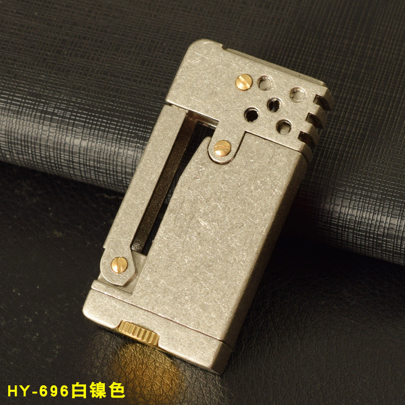 Dolphin Kerosene Lighter 696 Model Side-Press Ignition Vintage Retro Creative Men's Gift Lighter eprolo