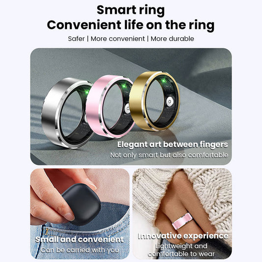 2025 New! Xiaomi Smart Ring for Men & Women. Tracks Heart Rate, Blood Oxygen, Sleep. 5ATM Waterproof Fitness Tracker eprolo