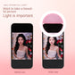RK-12 Mobile Phone Fill Light Wholesale Live Beauty Selfie Lighting Round Flash Charging LED Fill Light eprolo