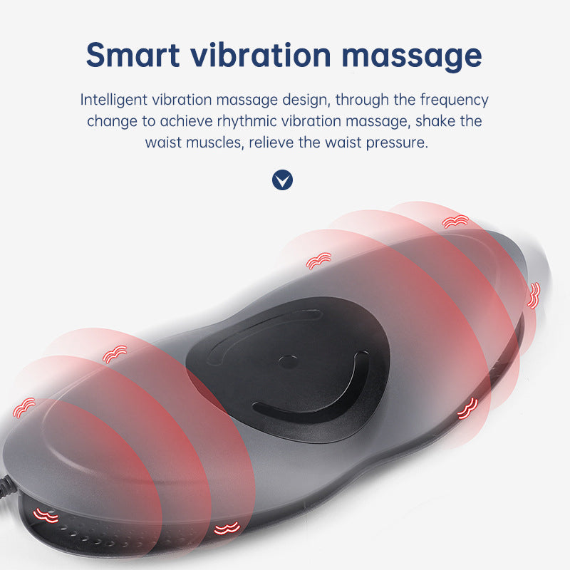 Waist Massager Lumbar Traction Inflatable Hot Compress Back Cervical Stretcher Massage Air Pressure Reduce Relief Pain eprolo