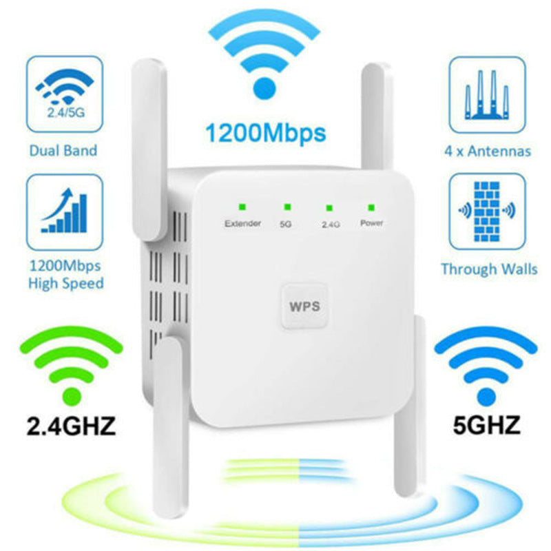 AC1200M dual band repeater wireless signal amplifier 5G high-power extender wifi repeater eprolo