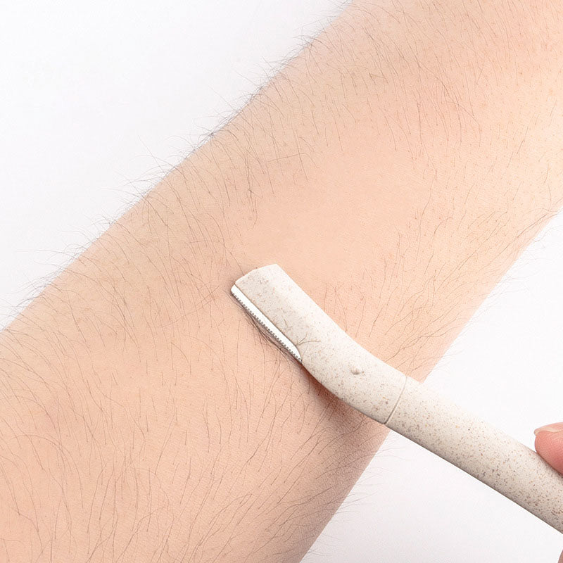 2 Pcs Eyebrow Trimmer Set Macro Safety Eyebrow Razor Ladies Eyebrow Shaver Shaved Eyebrow Knife Beauty Tool eprolo