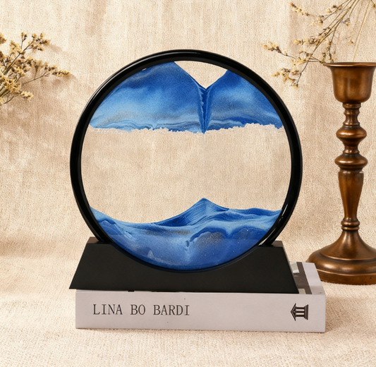 3D quicksand painting decompression art hourglass ornament eprolo