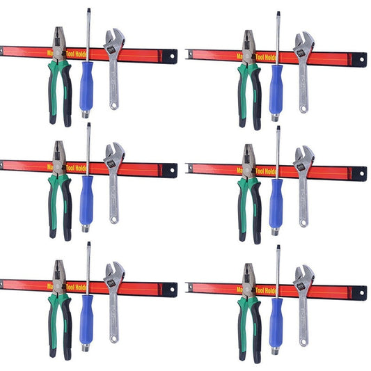 8 12 18 24 Magnetic Tool Holder Bar Organizer Racks for Connecting Strips Tools in the Garage and Workshop eprolo