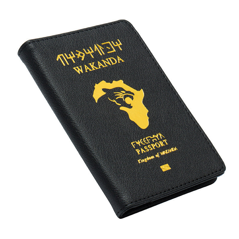 Batman Passport Holder Black Panther Kingdom Passport Set Marvel Hero Ticket Holder eprolo