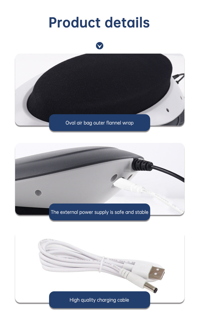 Waist Massager Lumbar Traction Inflatable Hot Compress Back Cervical Stretcher Massage Air Pressure Reduce Relief Pain eprolo