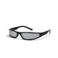 Narrow frame sunglasses for men personality trend futuristic style colorful sunglasses for women eprolo