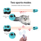 Automatic/Remote Control Cat Toys, Interactive Cat Exercise Wheel with Adjustable Speed, Simulated Hunting Toy for Indoor Cats eprolo
