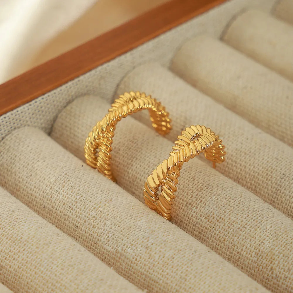 Titanium Steel Geometric Stud Earrings eprolo